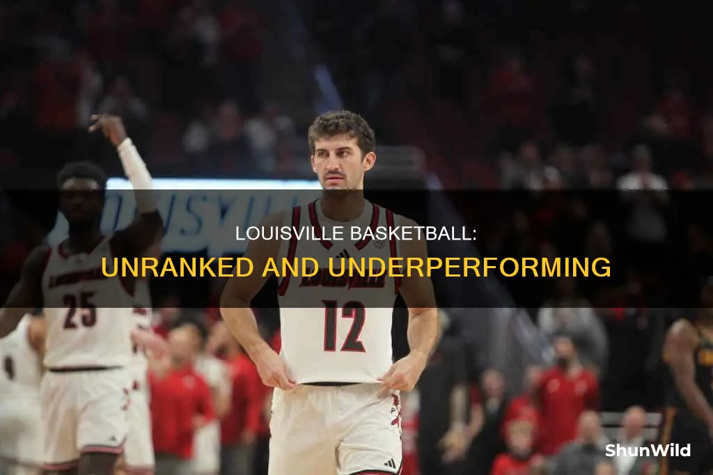 why is louisville basketball not ranked