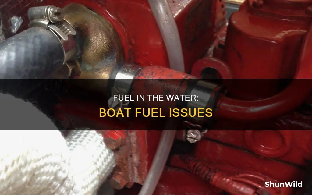 why is my boat putting fuel out of exhaust