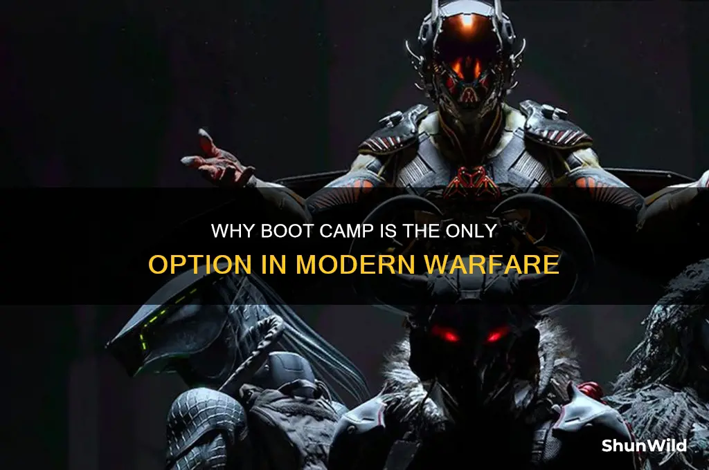 why is only boot camp avalible modern warfare