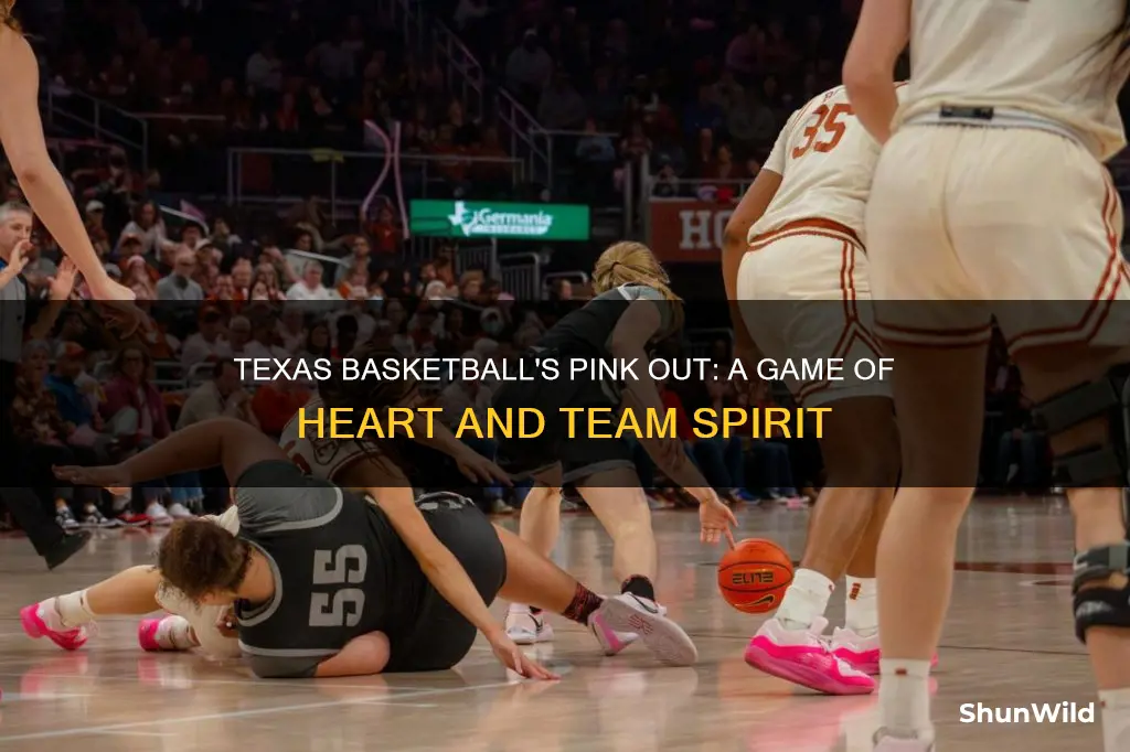 why is texas basketball wearing pink tonight