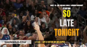 Late-Night Basketball: Championship Delay Explained