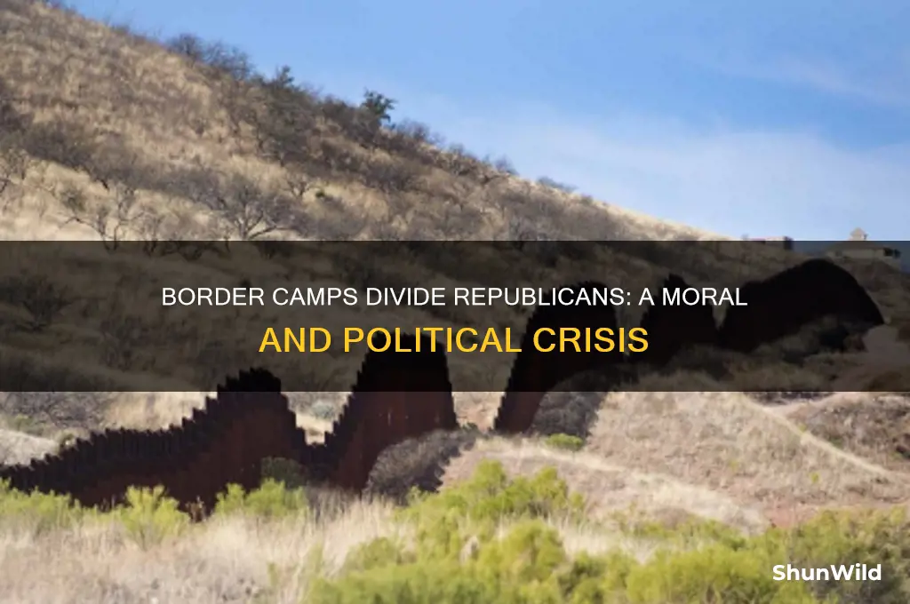 why is the concentration camps on our border dividing republicans