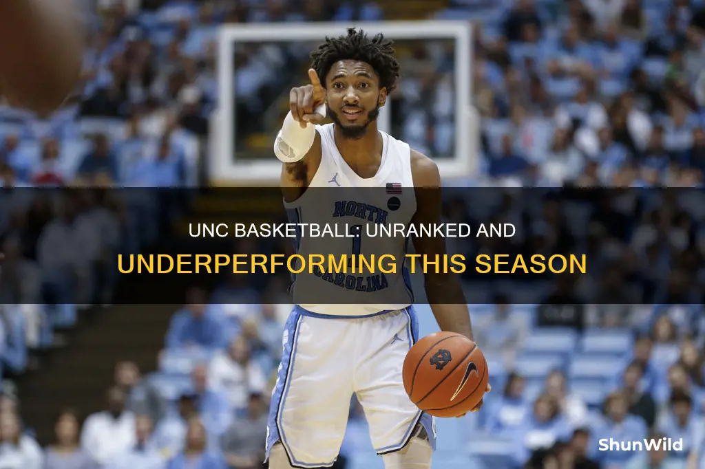 why is unc basketball not ranked