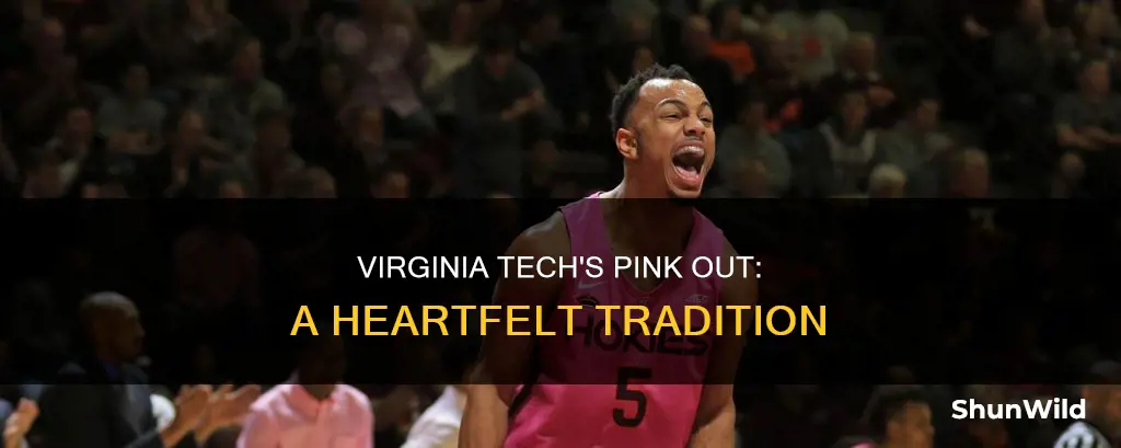 why is virginia tech basketball wearing pink tonight