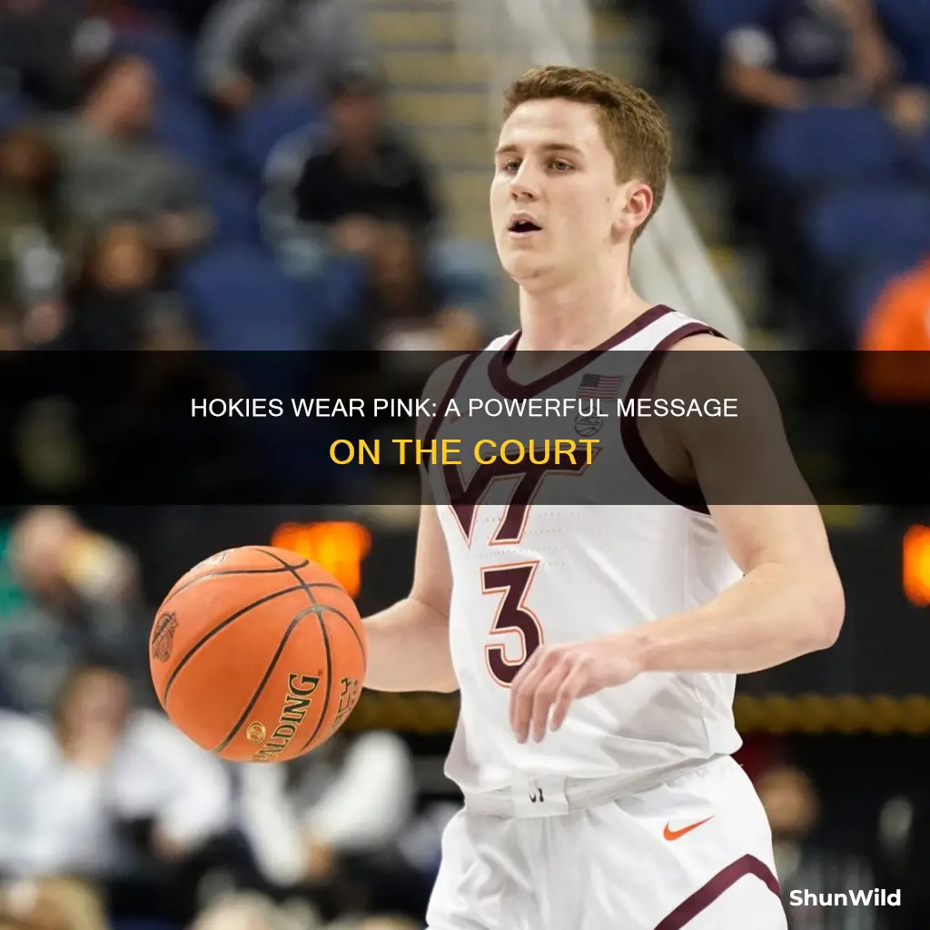 why is virginia tech basketball wearing pink tonight