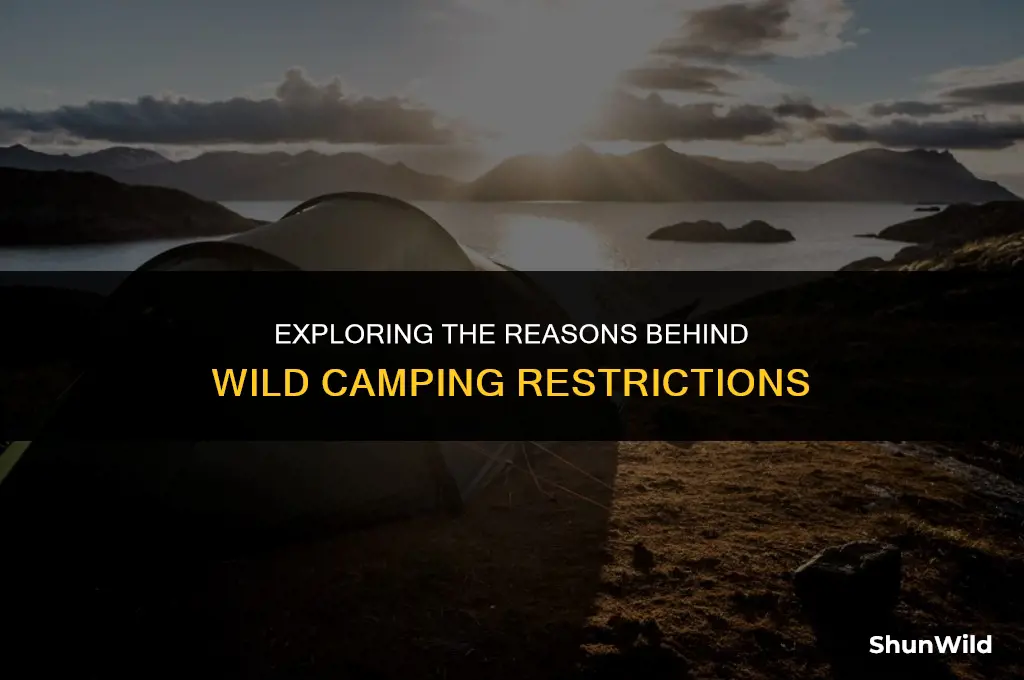 why is wild camping illegal