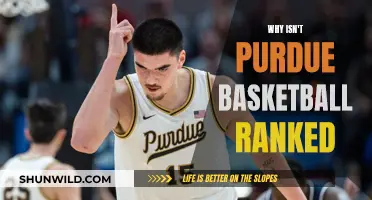 Purdue's Unranked Basketball: Uncovering the Mystery Behind the Omission