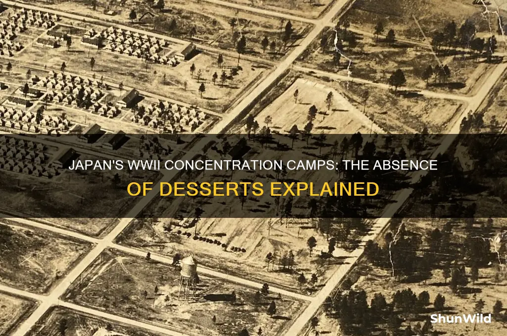 why japanese no desserts stay concentrated camps ww2