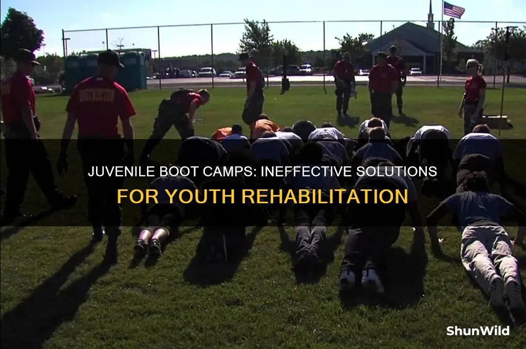 why juvenile boot camps don