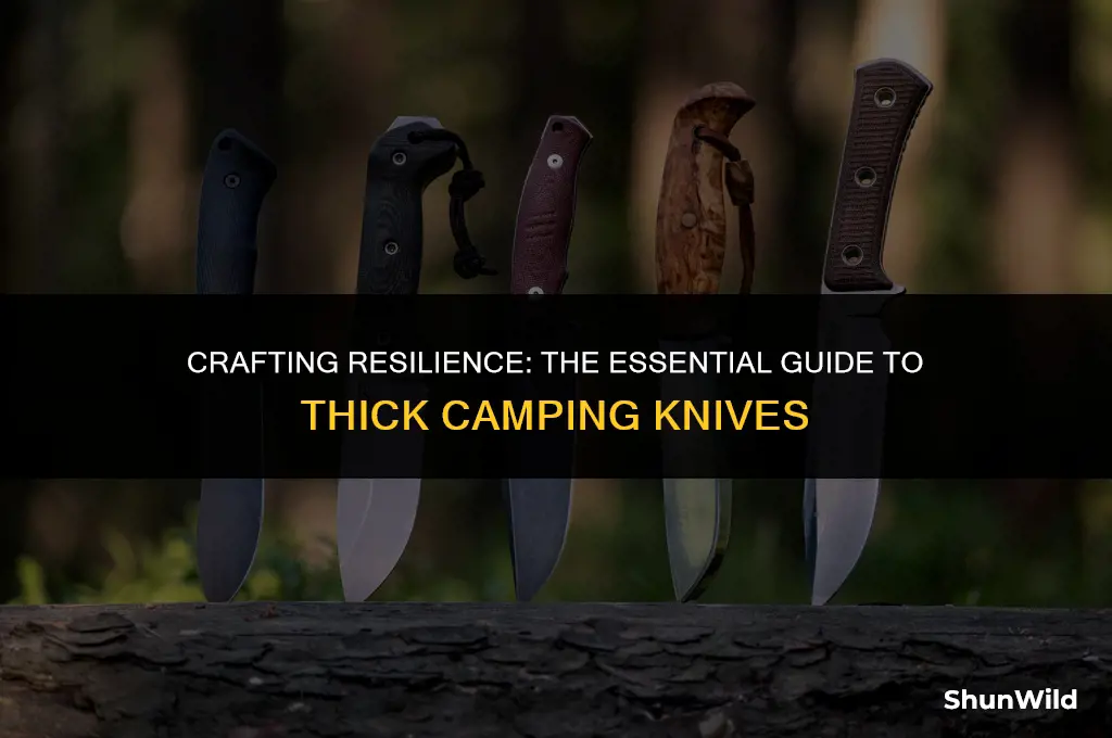 why make camping knives thick