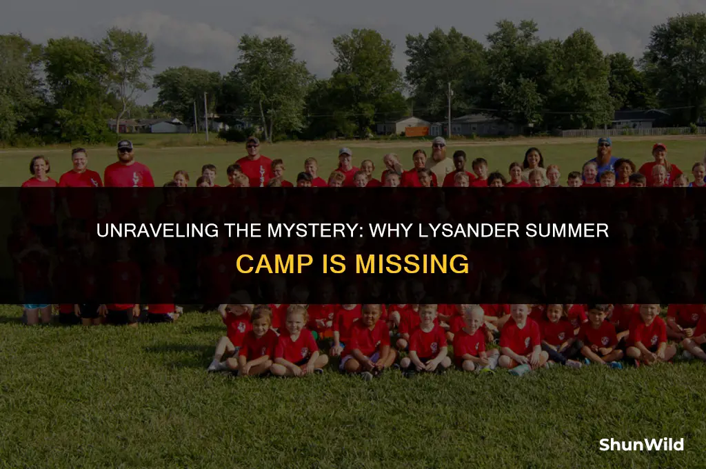 why no lysander summer camp