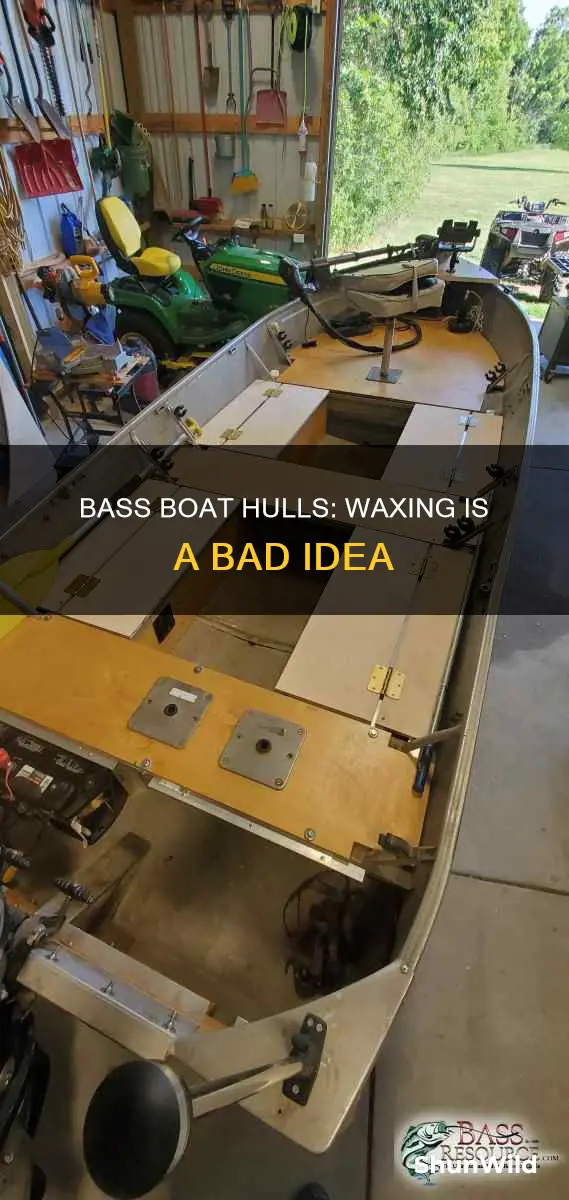 why not to wax bass boat hull