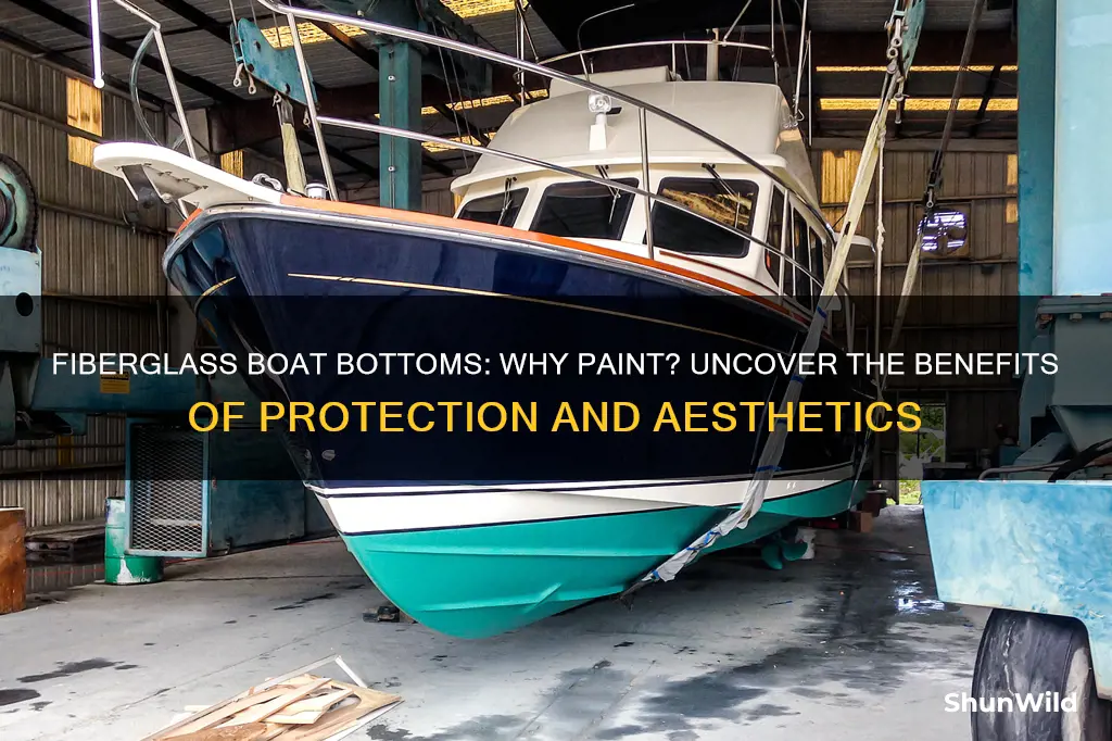 why pait a fiberglass boat bottom