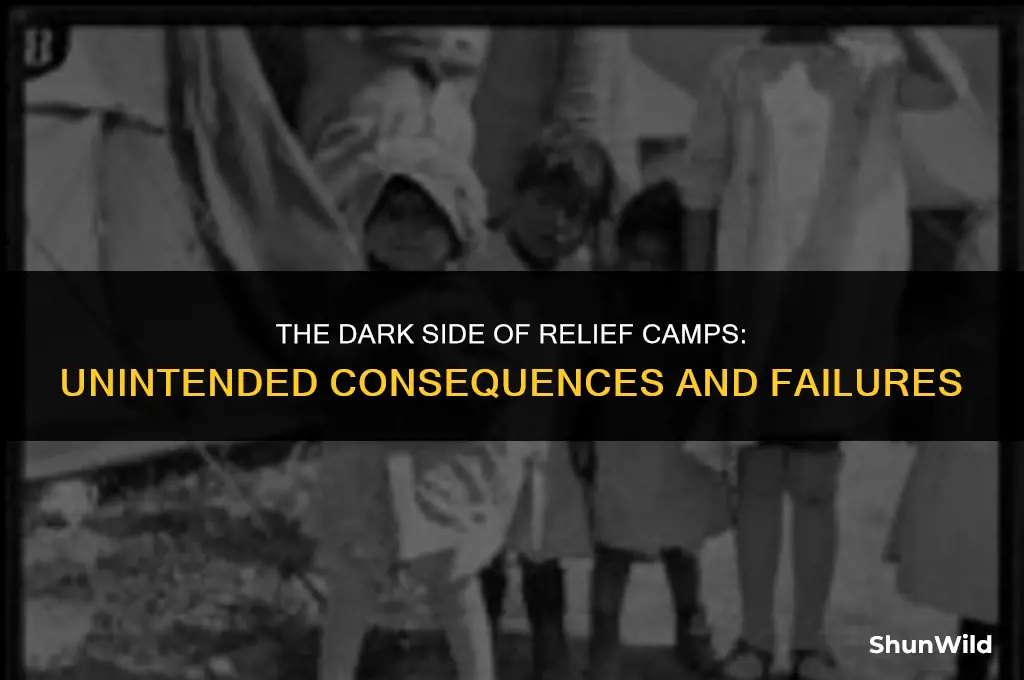 why relief camps were bad