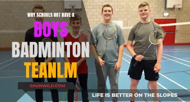 Schools Lack Boys' Badminton Teams: Why?