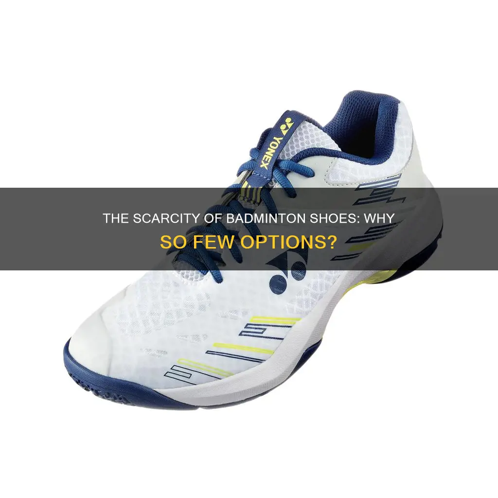 why so few badminton shoes