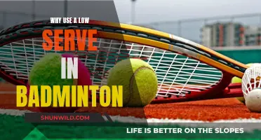 Dominate with Low Serves: Control and Strategy