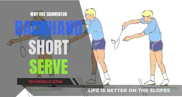 Backhand Short Serve: A Powerful Badminton Strategy
