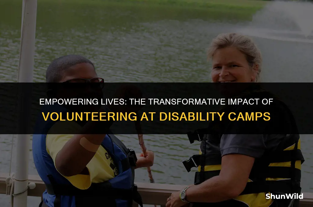 why volunteer at disability camp