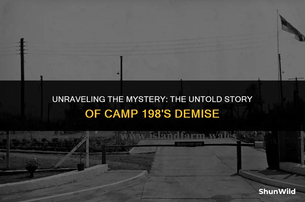why was camp 198 destroyed