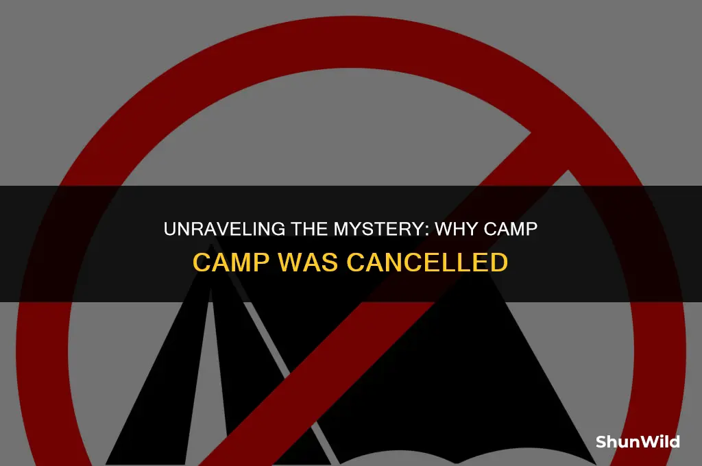why was camp camp cancelled