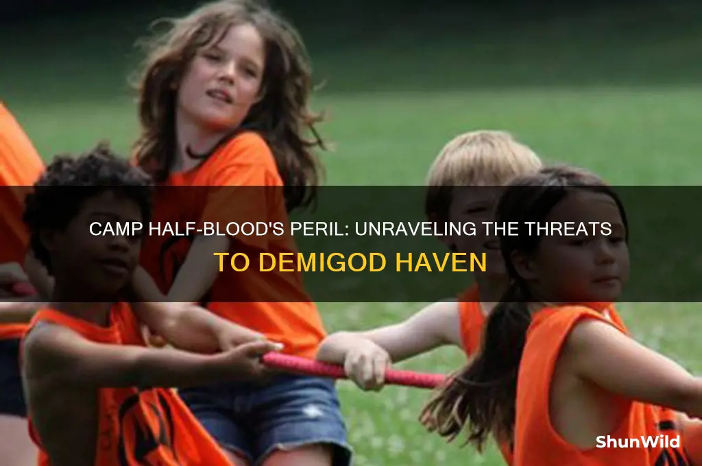 why was camp half blood in so much danger