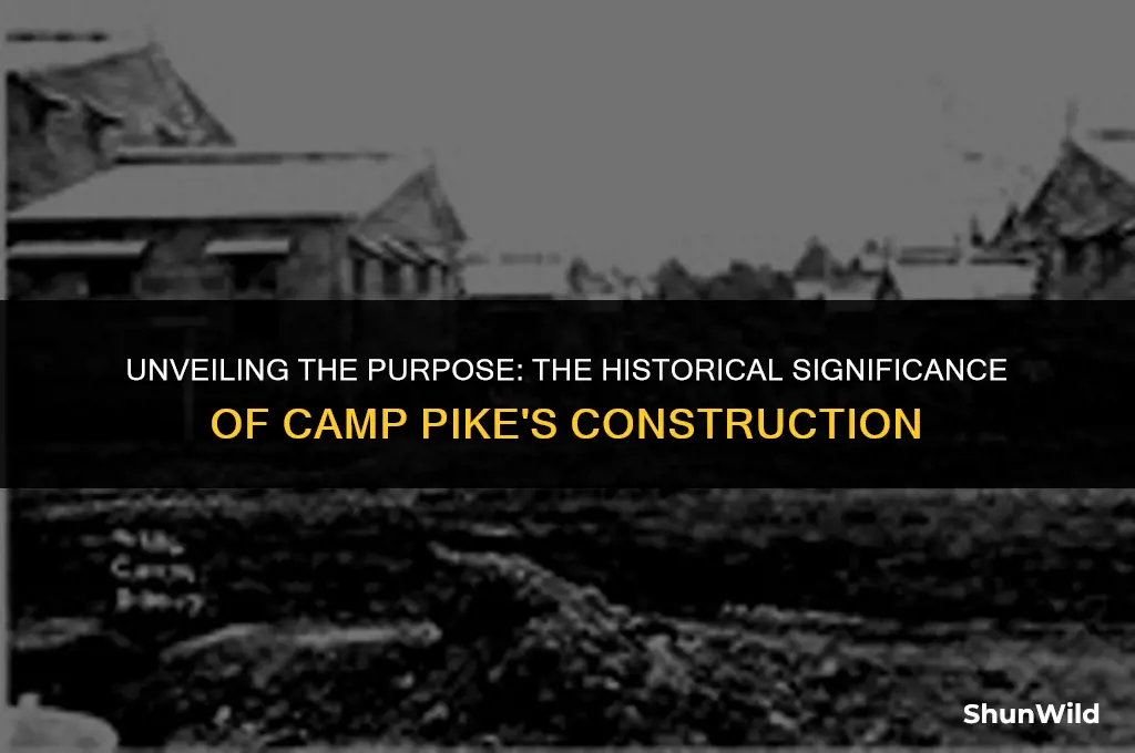 why was camp pike built