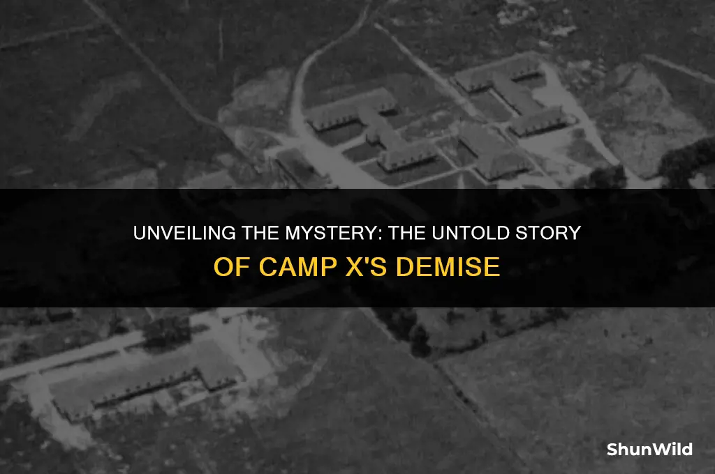 why was camp x destroyed