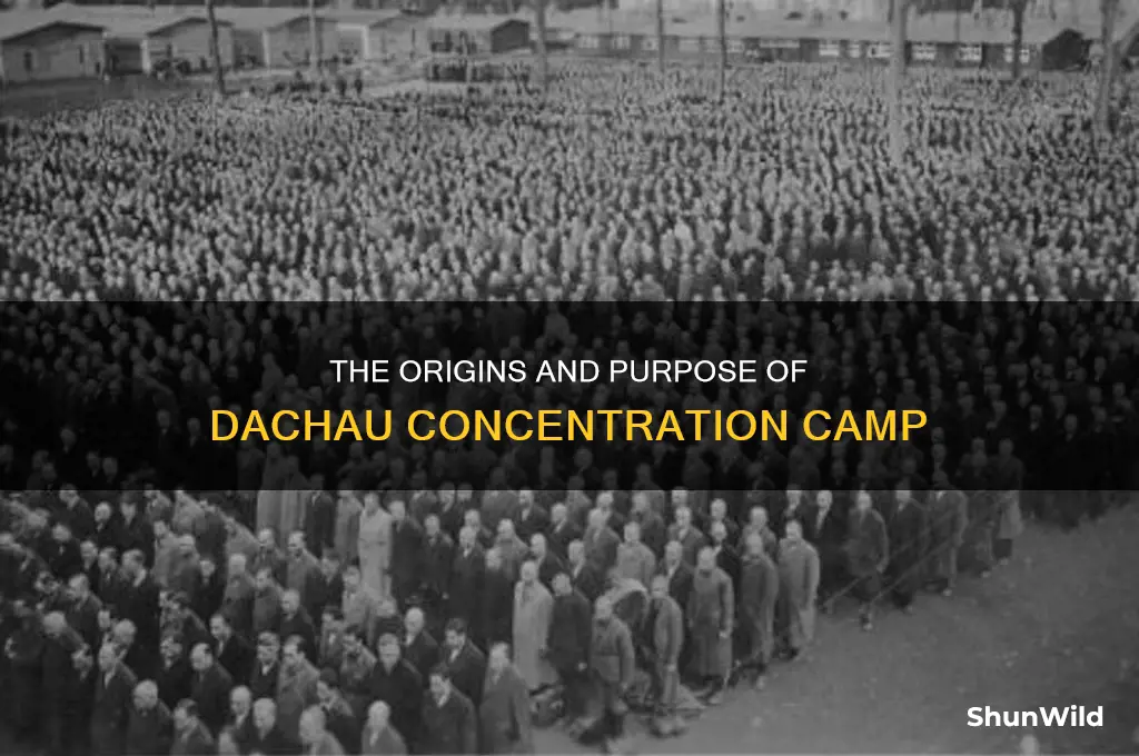 why was dachau concentration camp built