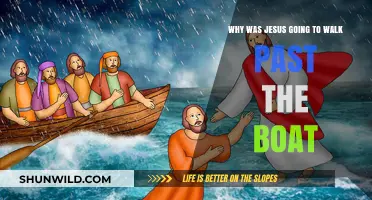 The Symbolic Journey: Jesus' Purposeful Walk Past the Boat