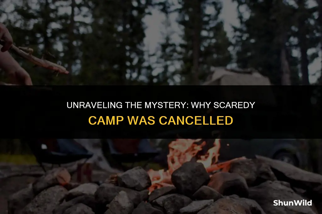 why was scaredy camp cancelled