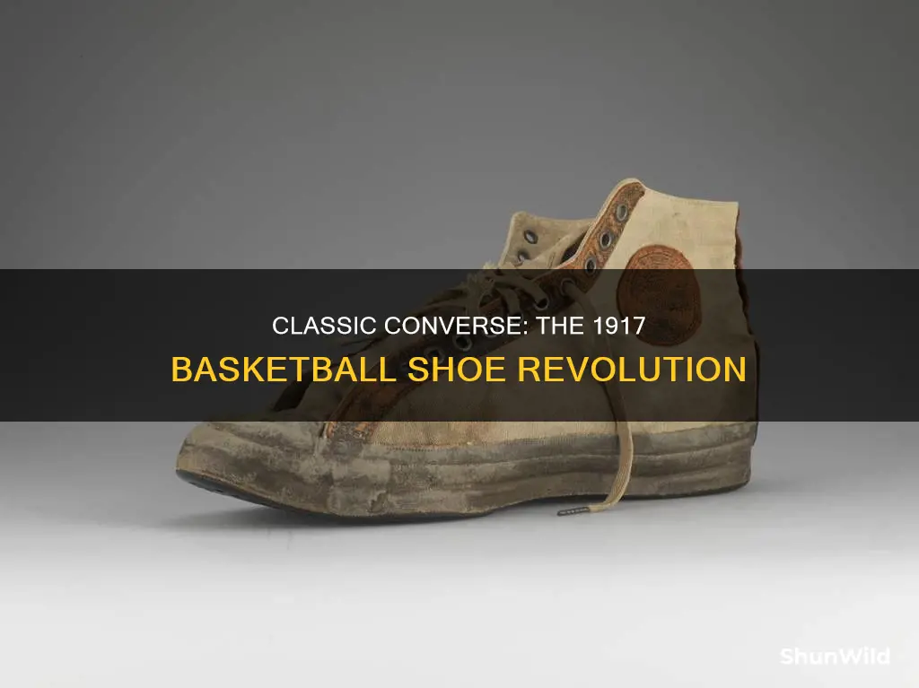 why was the 1917 converse shoe for basketball