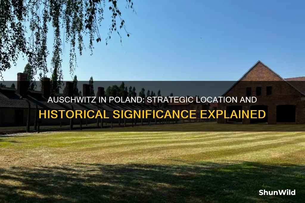 why was the auschwitz concentration camp situated in poland