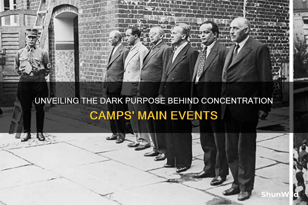 why was the main event of concentration camps