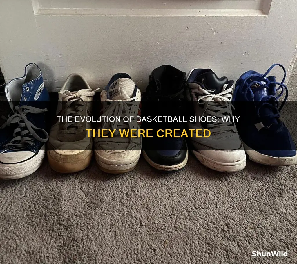 why were basketball shoes created