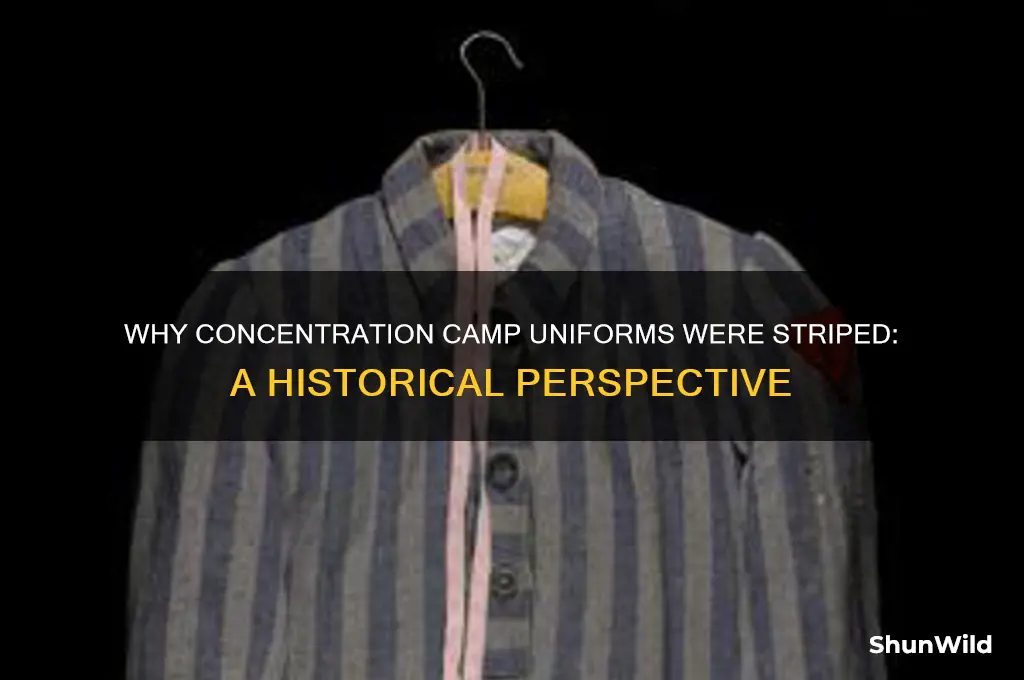why were concentration camp uniforms striped