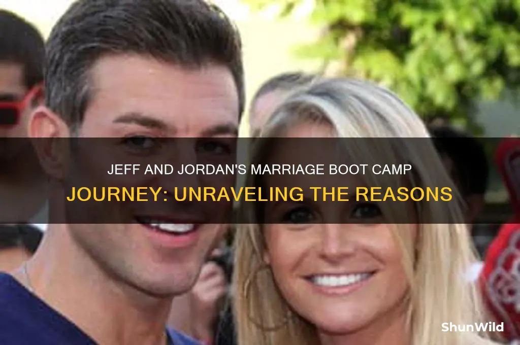 why were jeff and jordan on marriage boot camp