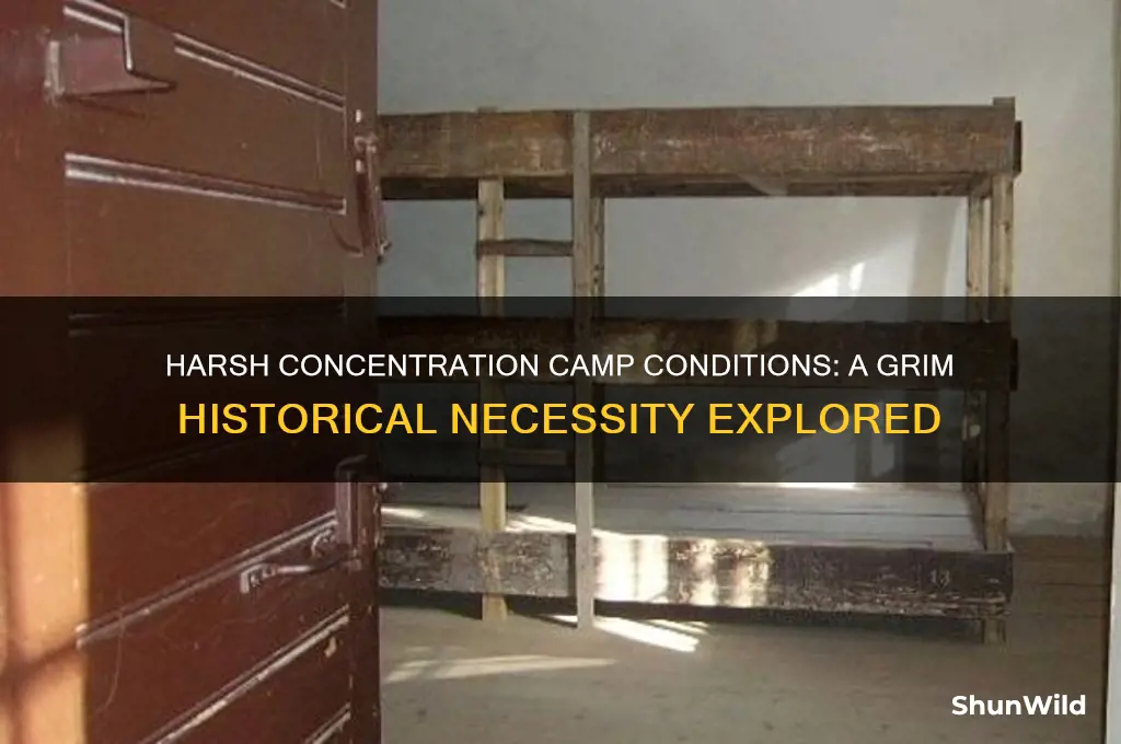 why were the harsh condition of concentration camps important