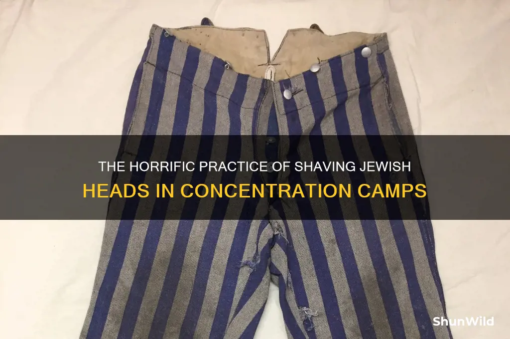 why were the jews heads shaved in the concentration camps