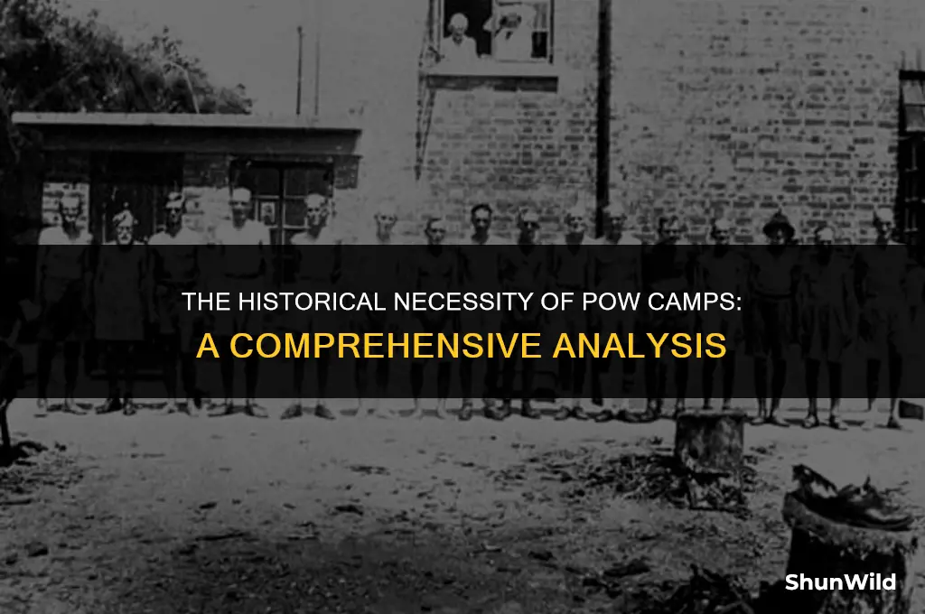 why were there pow camps