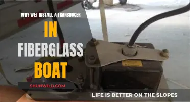 Transducer Wet Installation: Fiberglass Boats' Best Option