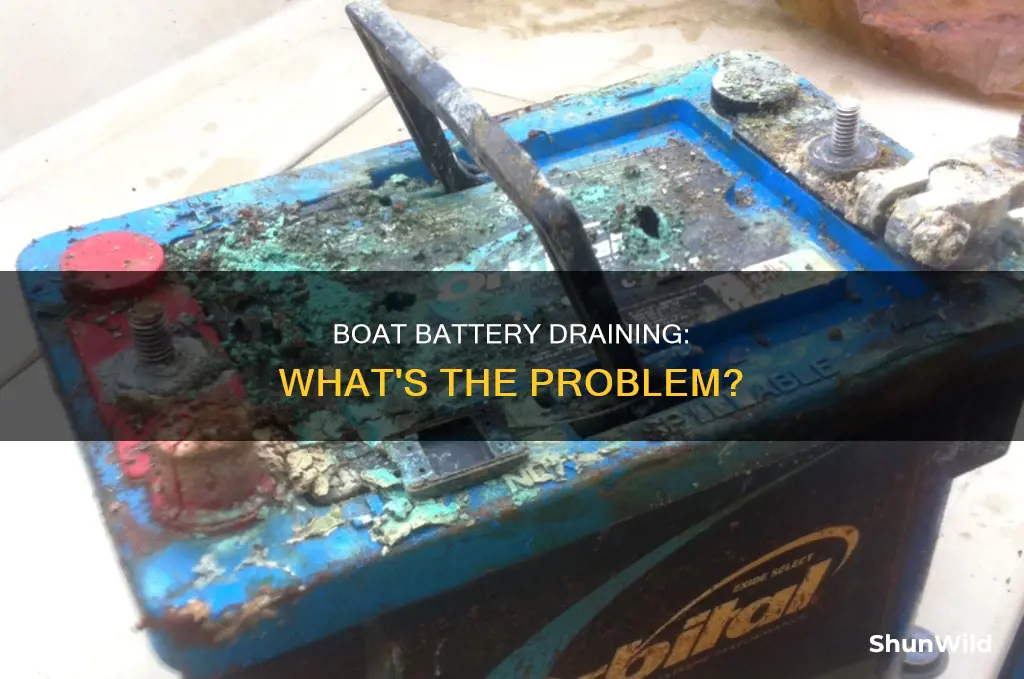 why wont boat battery stay charged