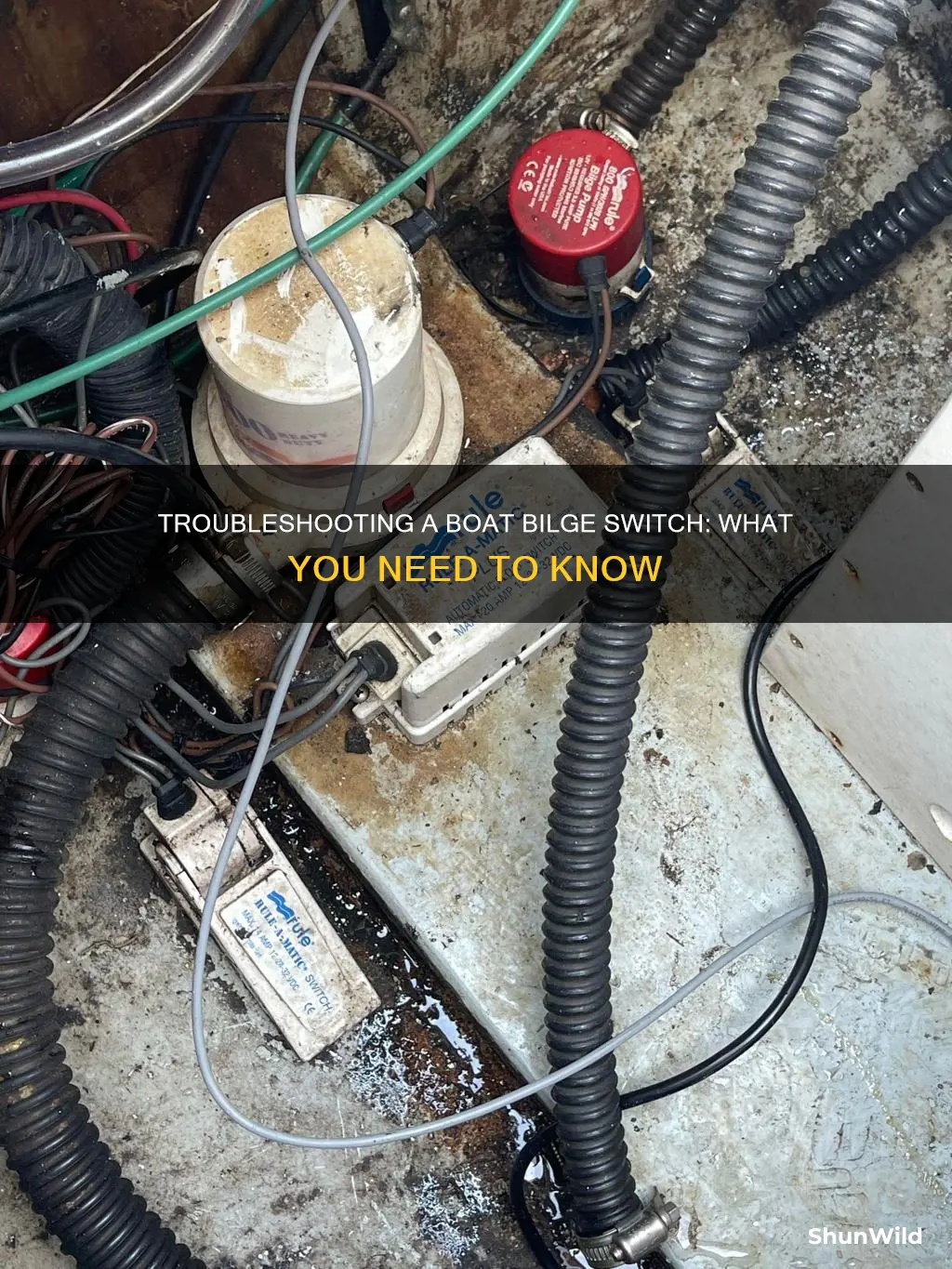 why wont boat bilge switch work
