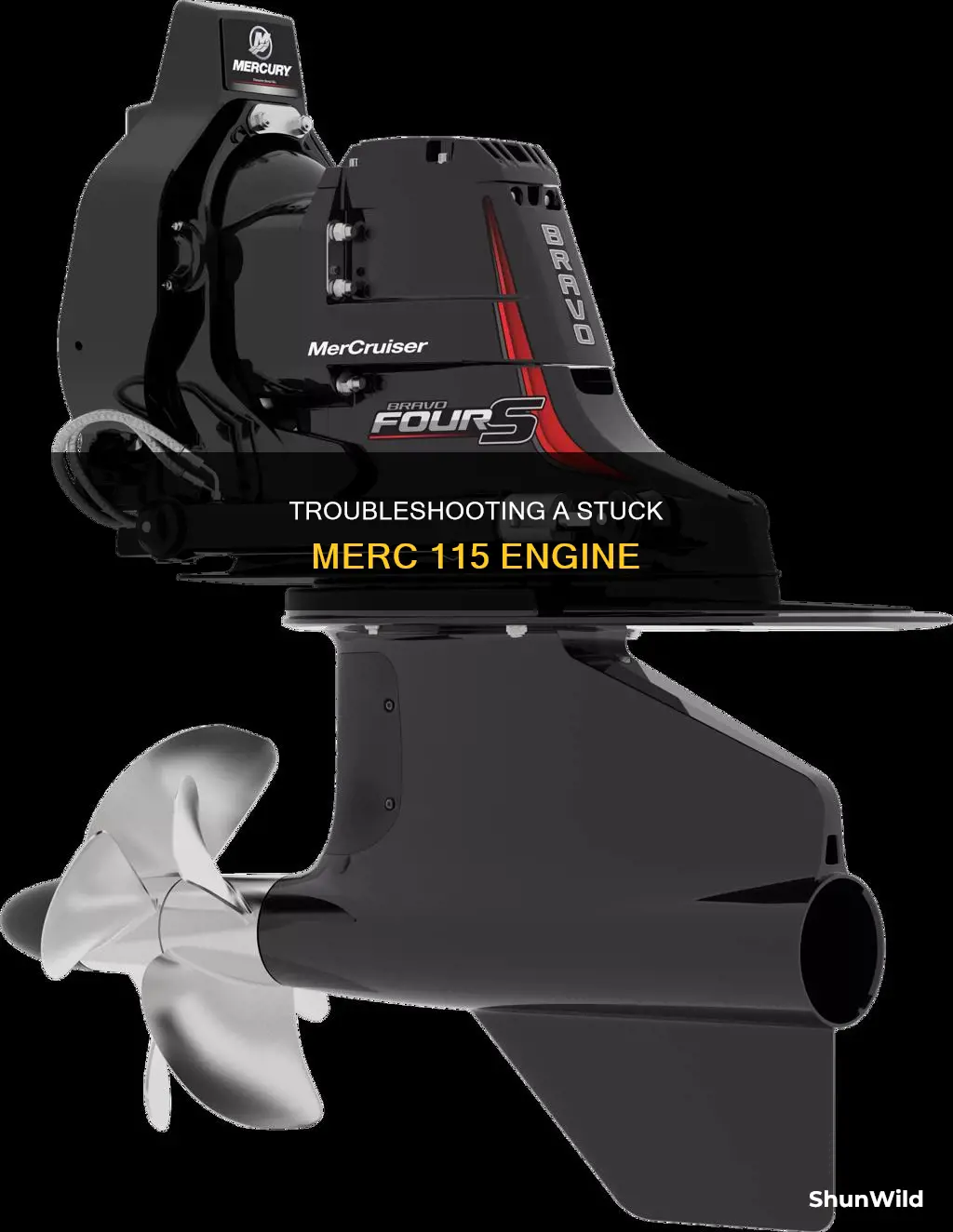 why wont my boat go forward or reverse merc 115