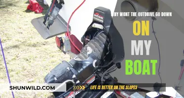 Troubleshooting Boat Outdrive: Won't Go Down