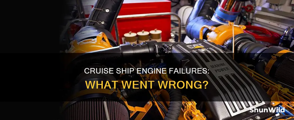 why would all four engines fail on a cruise boat