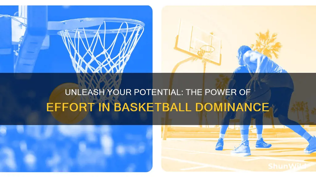 why you should you use effort in basketball