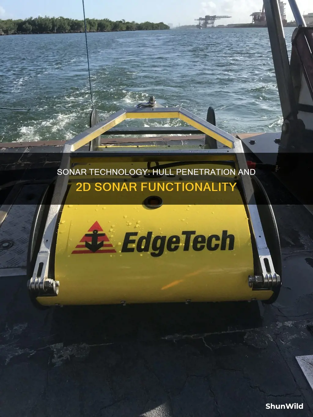 will a 2d sonar work through boat hull