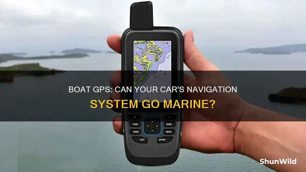 will a car gps work on a boat