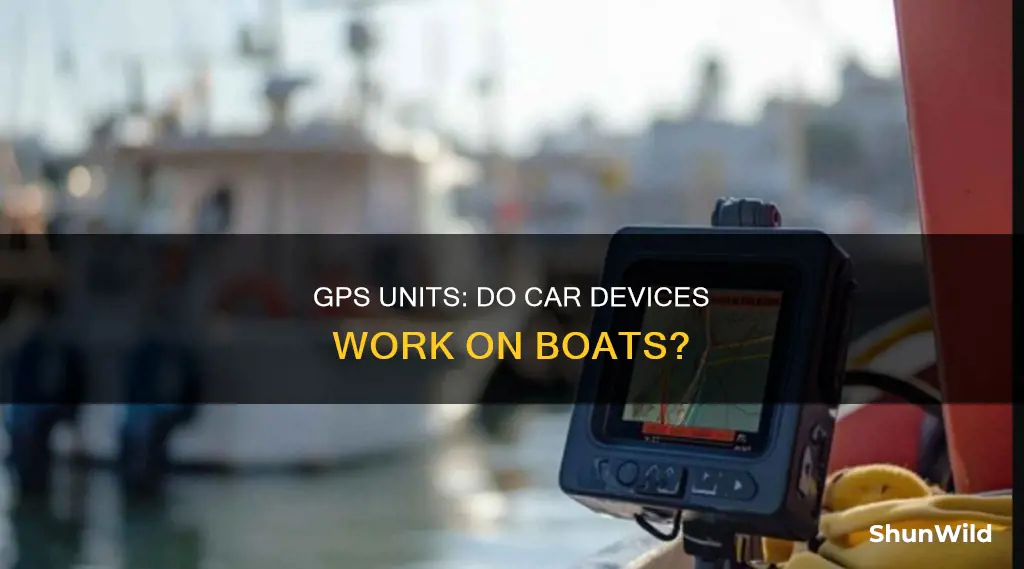 will a car gps work on a boat